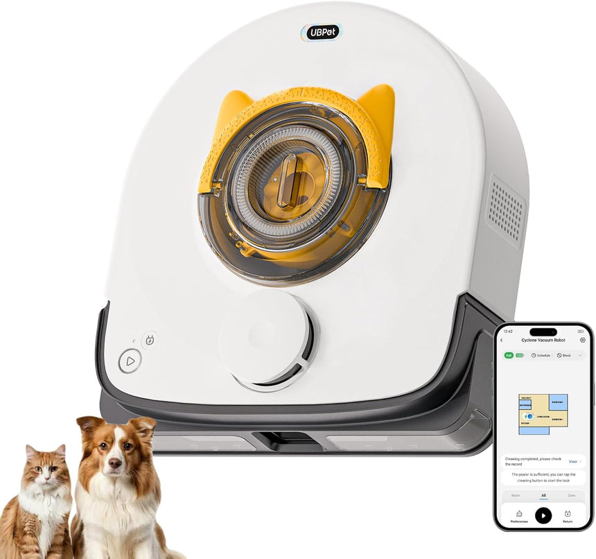 UBPET V10 Robot Vacuum Cleaner – 22,000Pa Ultra-Strong Suction
