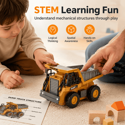 Alloy RC Dump Truck view 3