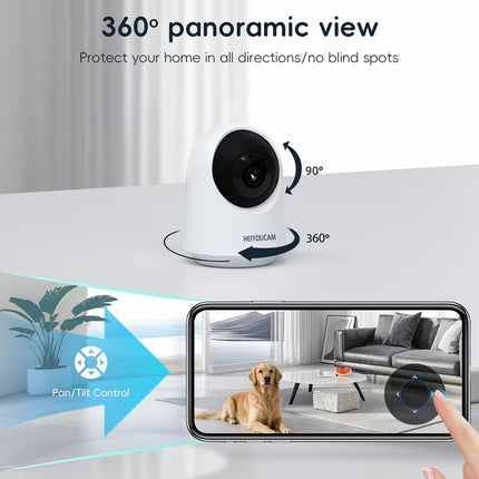 HEIYOUCAM 1080P Pan/Tilt Security Camera