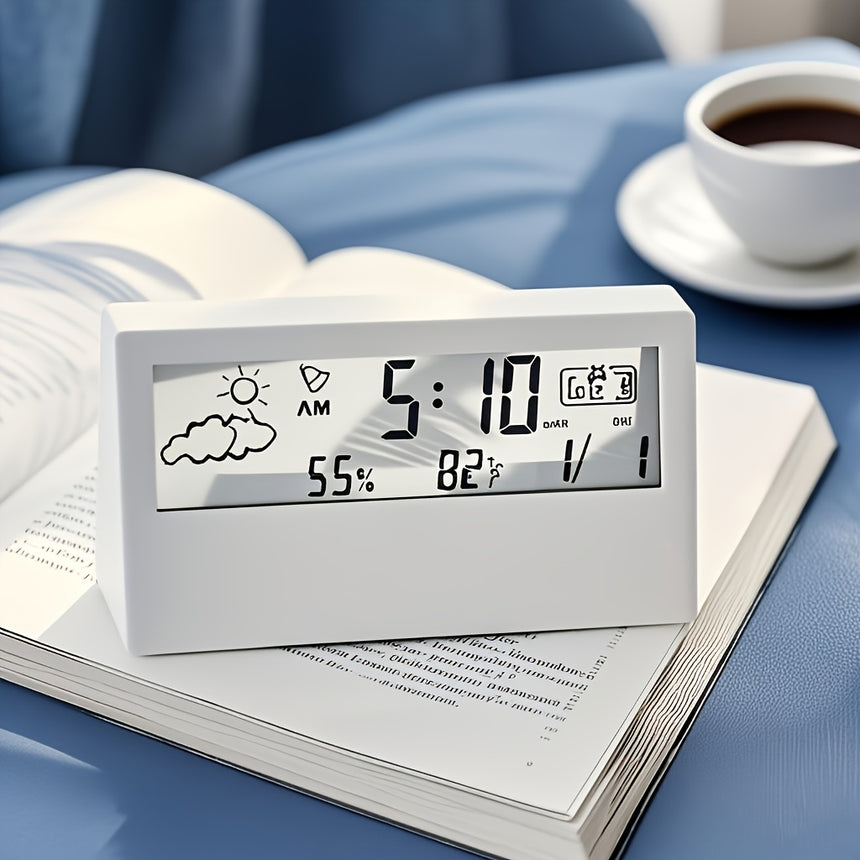 Modern Square Alarm Clock view 1