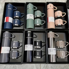 4-Piece Stainless Steel Cup Set view 1