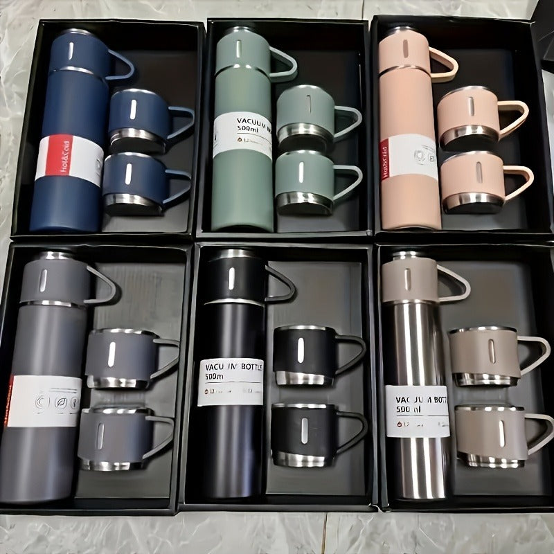 4-Piece Stainless Steel Cup Set view 1