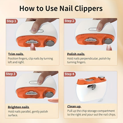 2-in-1 Electric Nail Trimmer Polisher view 4