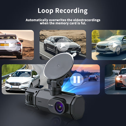 1080P dual-camera dash cam