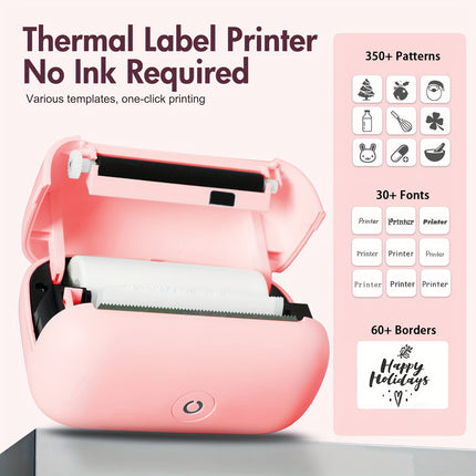 Inkless Portable Thermal Label Printer view 7