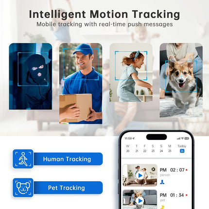 4MP 360° Indoor Smart Security Camera view 6