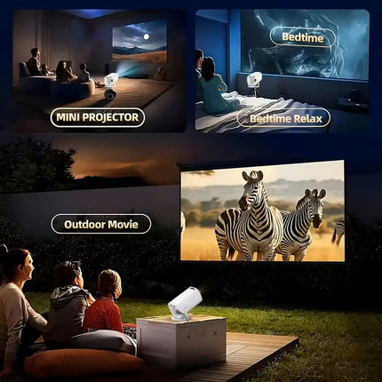 Mini Projector with WiFi 6 and BT 5.2