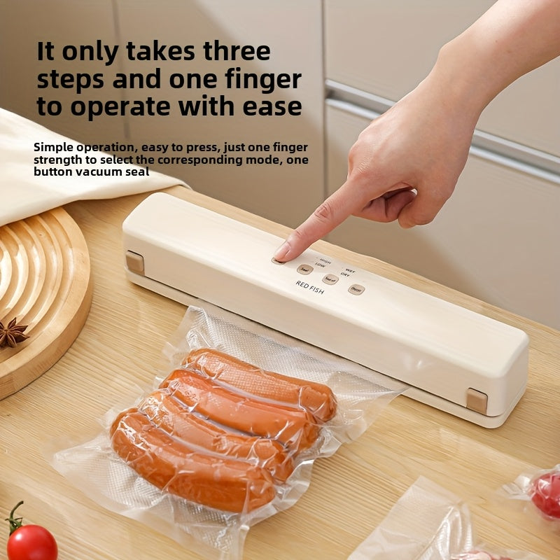 USB-Powered Automatic Vacuum Sealer One-Touch Digital Display view 1