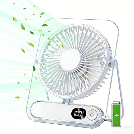 Portable USB Rechargeable Desk Fan view 1
