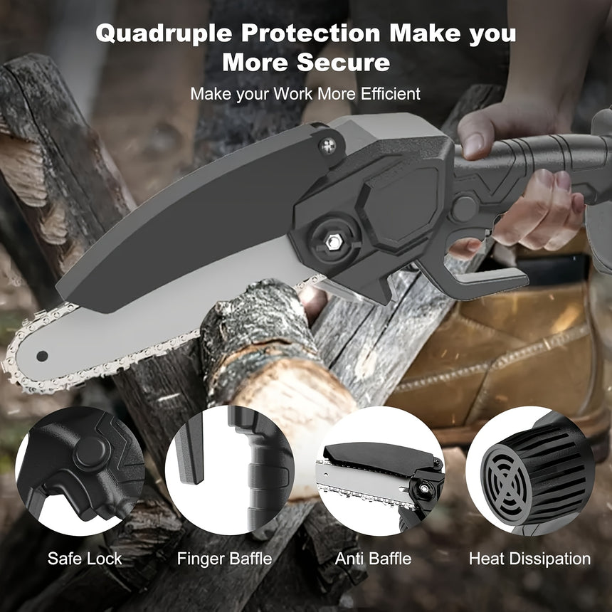 6-Inch Mini Chainsaw view 2