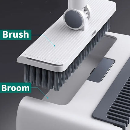 3-in-1 Foldable Broom and Mop Set view 3