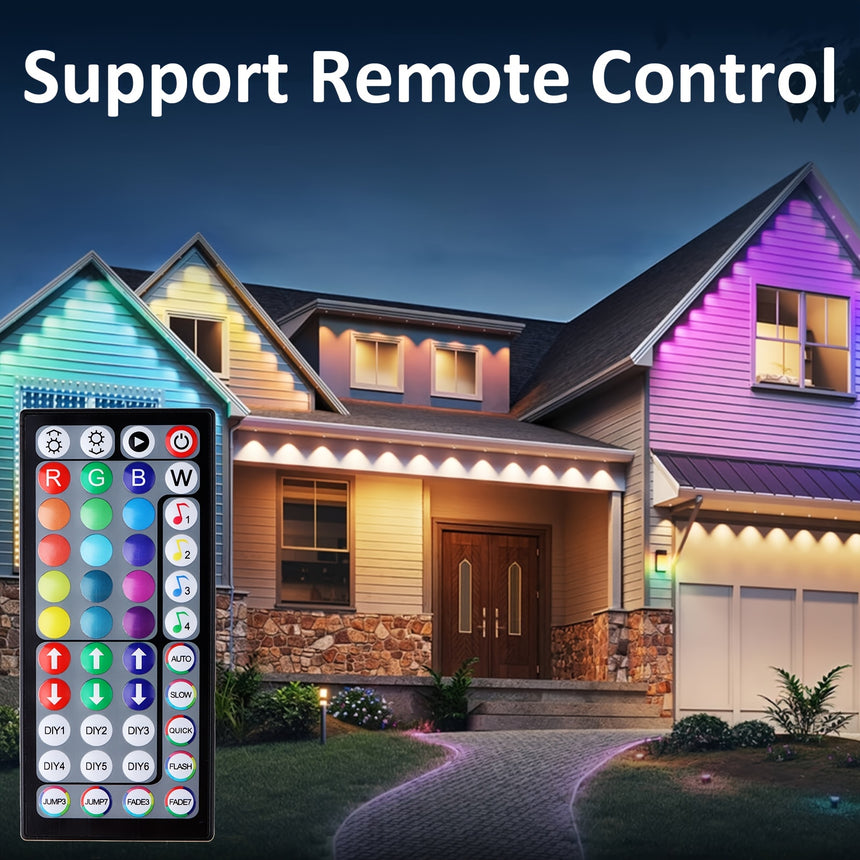 100FT RGB Eaves Lights view 2