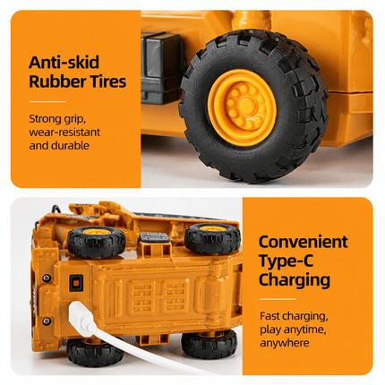 Alloy RC Dump Truck view 7