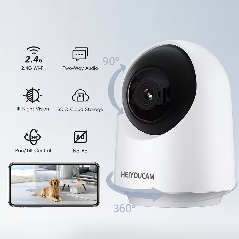 HEIYOUCAM 1080P Pan/Tilt Security Camera
