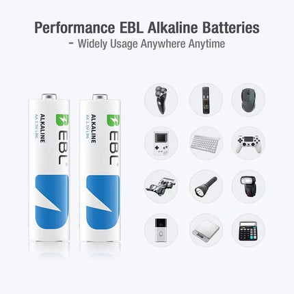 AA & AAA Alkaline Battery Combo Pack — Ultra High Capacity, 10-Year Shelf Life, 1.5V, Universal Fit for Remotes, Toys, Clocks & More | 4-Pack