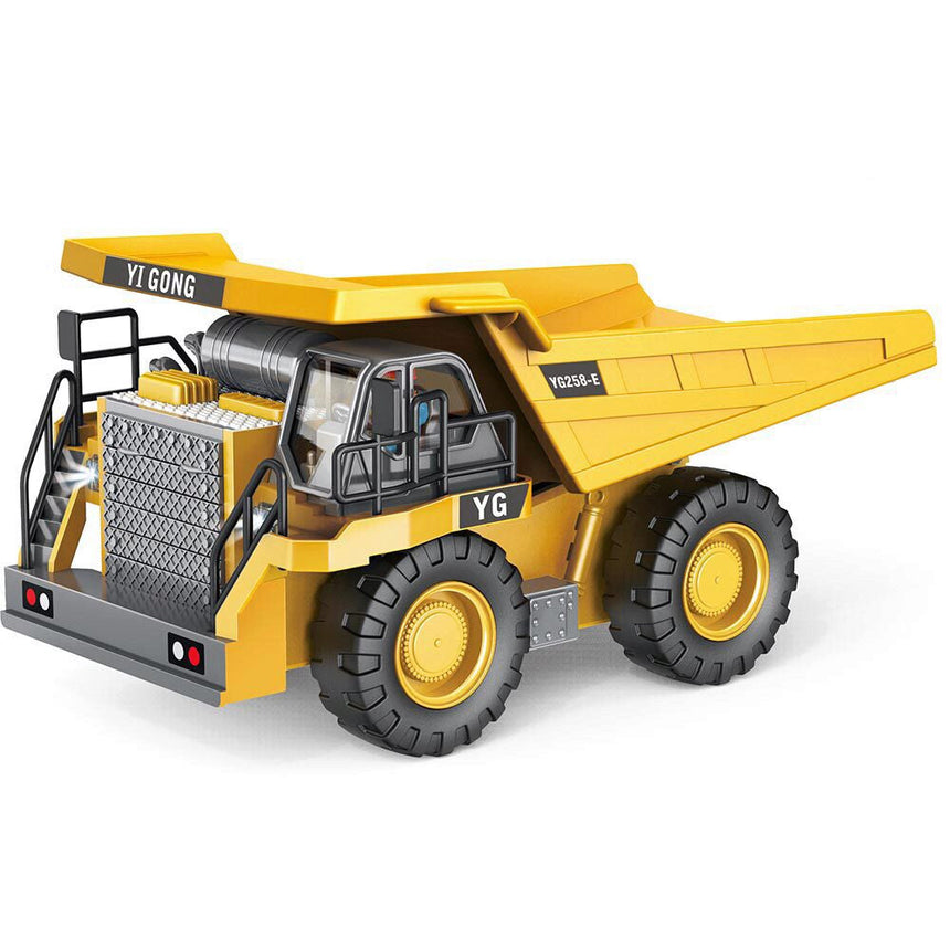 RC Dump Truck Remote Control Construction Toy view 1