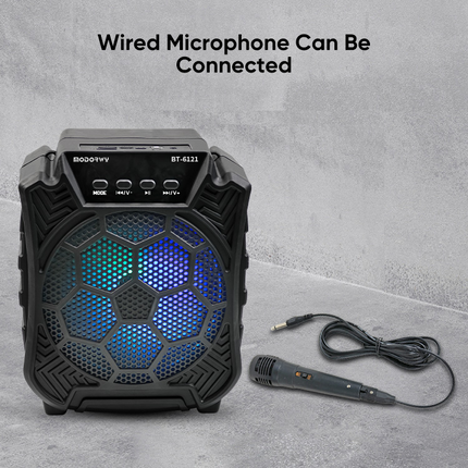 Boom Box Portable Karaoke Bluetooth Party Speaker view 4