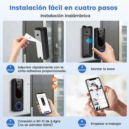 1655P Wireless Doorbell Security Camera view 8