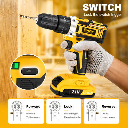 21V Cordless Drill Driver Kit view 5