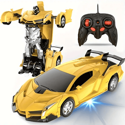 1:18 Scale Transforming Car Robot Toy One-Button Deformation view 1