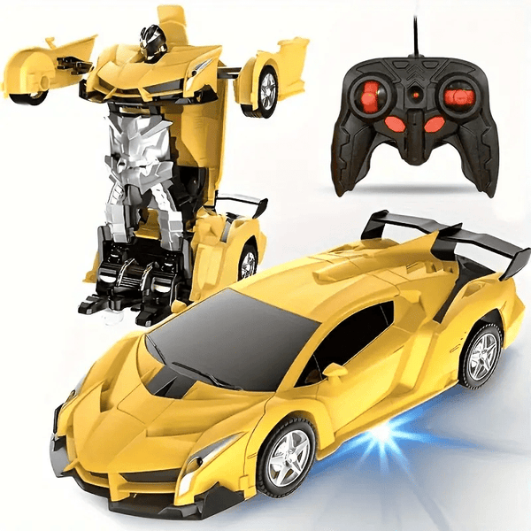 1:18 Scale Transforming Car Robot Toy One-Button Deformation view 1