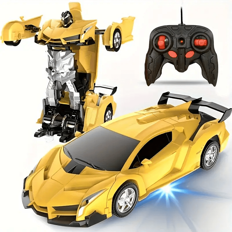 1:18 Scale Transforming Car Robot Toy One-Button Deformation view 1