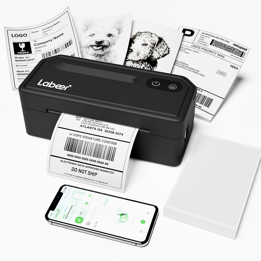 LABEER Desktop Shipping Label Printer view 1