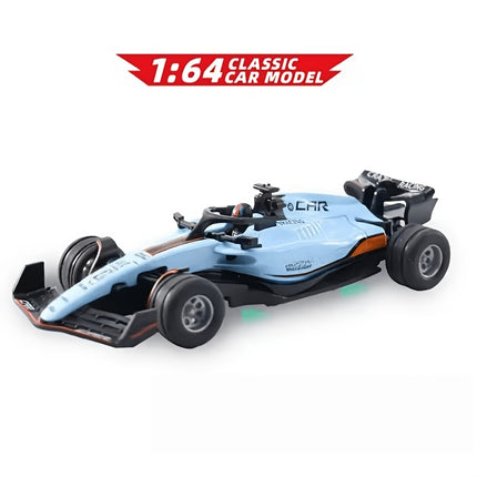 1:64 Scale Mini RC Racing Car Alloy Die-Cast LED Lights view 1