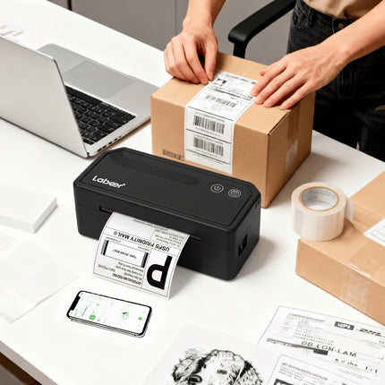 LABEER Desktop Shipping Label Printer view 5