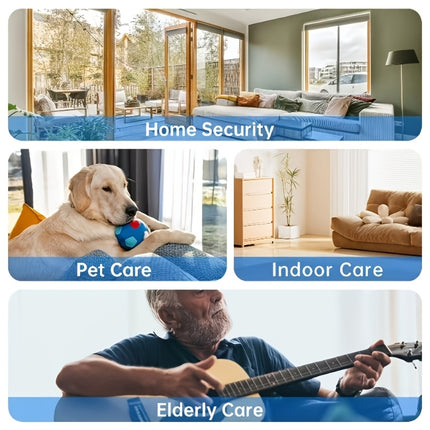 4MP 360° Indoor Smart Security Camera view 8