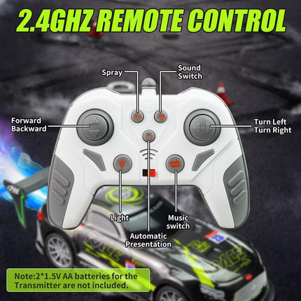 1:16 Alloy Drift RC Car view 2