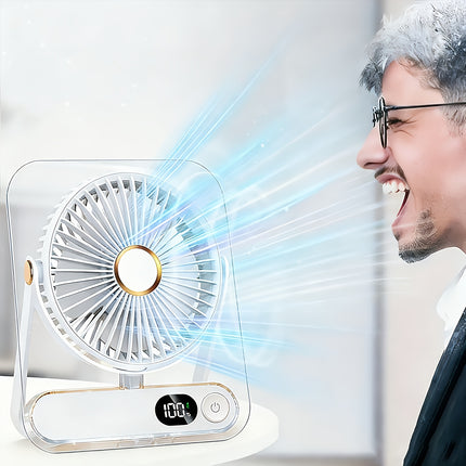 Portable USB Rechargeable Desk Fan view 3