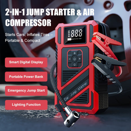 Portable 12V Car Jump Starter Air Compressor view 1