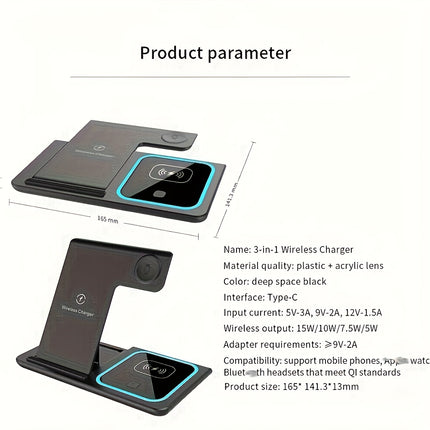 3-in-1 Wireless Charger Stand view 8