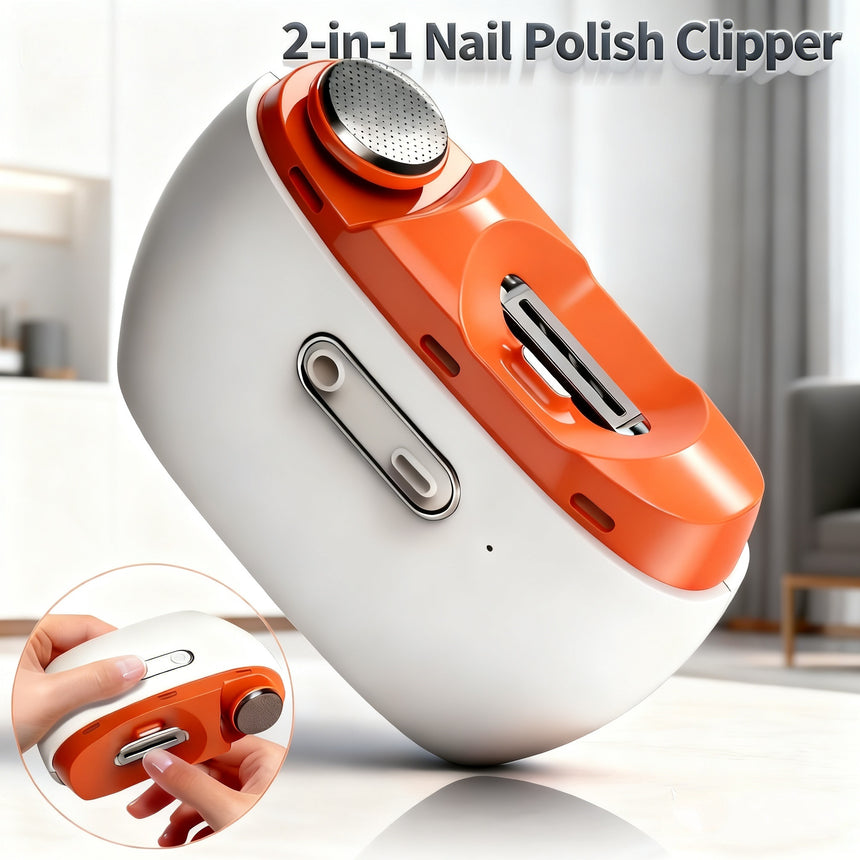 2-in-1 Electric Nail Trimmer Polisher view 1