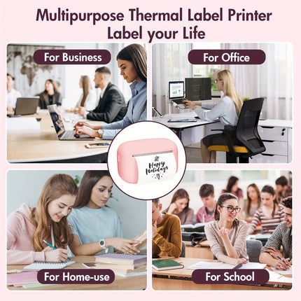 Inkless Portable Thermal Label Printer view 3