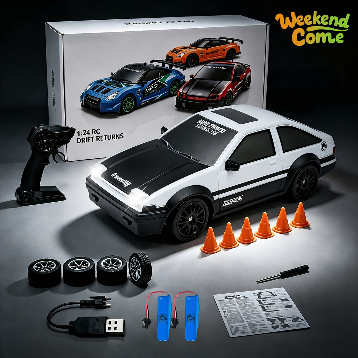1:24 High-Speed RC Drift Car view 12