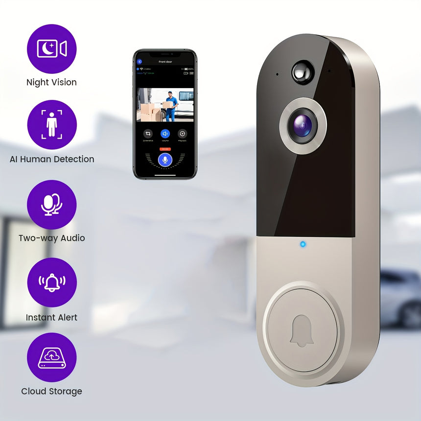 1440P Wireless Smart Doorbell view 1