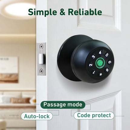 Fingerprint Smart Door Knob view 6