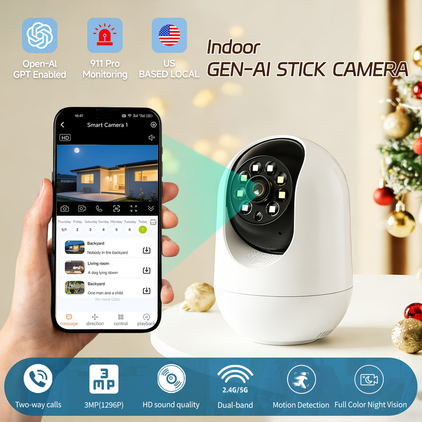 Tracking Wireless Security Camera view 1