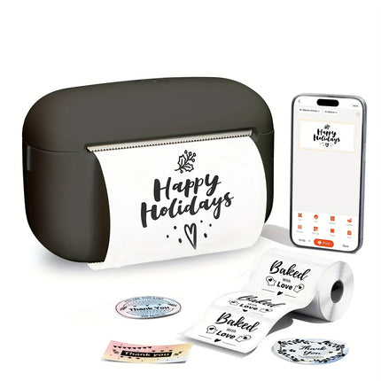 Inkless Portable Thermal Label Printer view 10