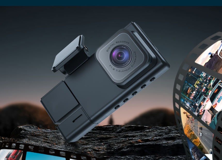 2K 1080P Front Rear Dash Camera