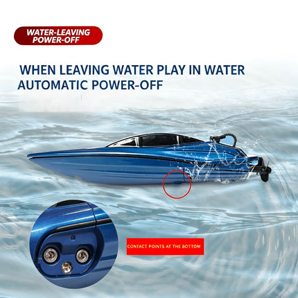 Mini RC Racing Boat view 4