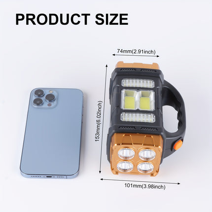 Solar USB Rechargeable LED Lantern Flashlight view 12