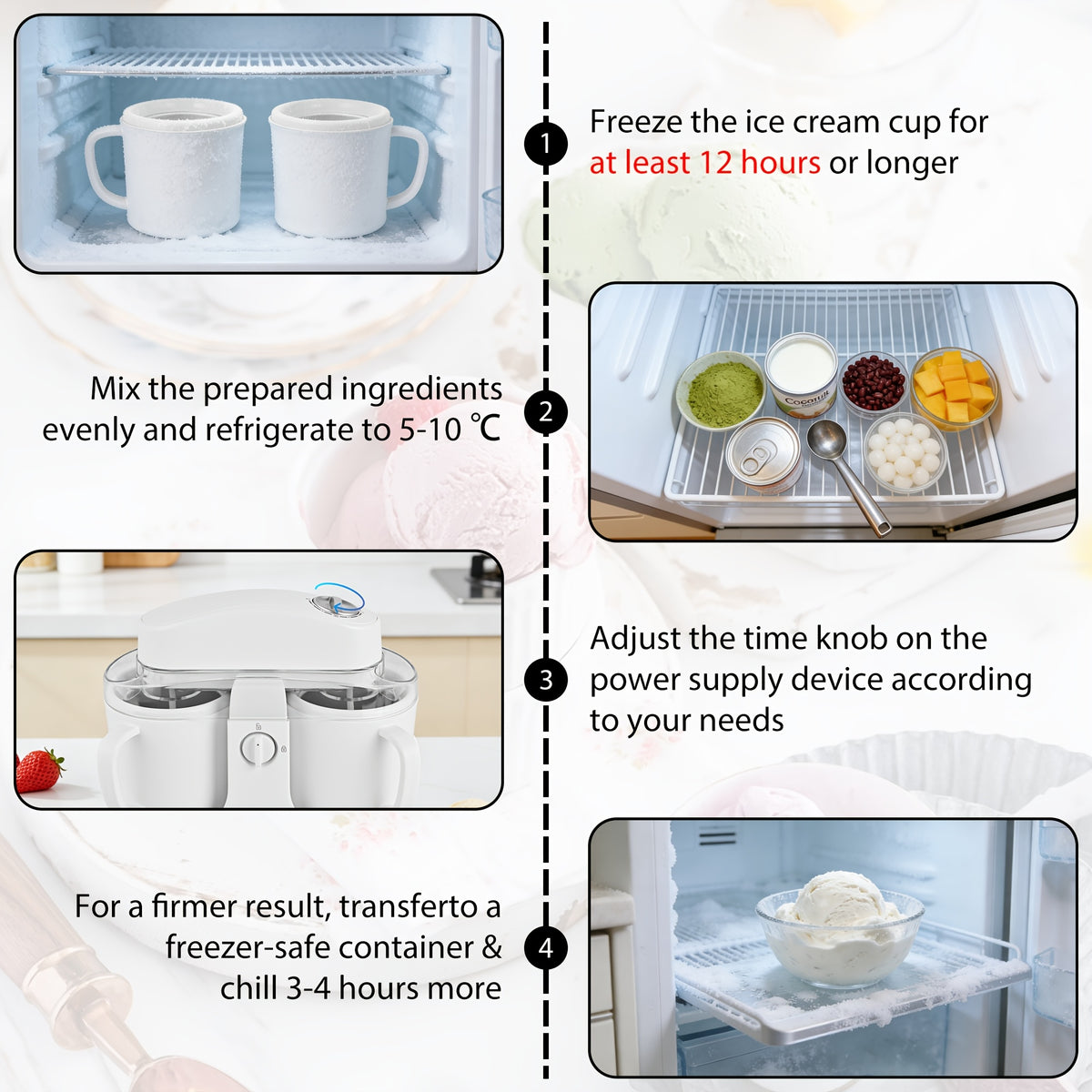 tamACX Ice Cream Maker view 3