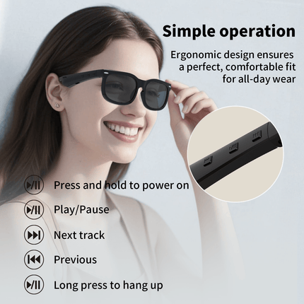 Wireless Glasses with Microphone view 6