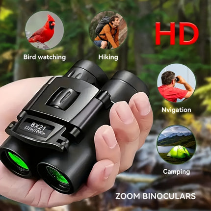 8X21 Mini Pocket Binoculars view 1
