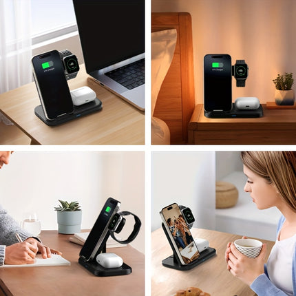3-in-1 Foldable Wireless Charging Station view 4