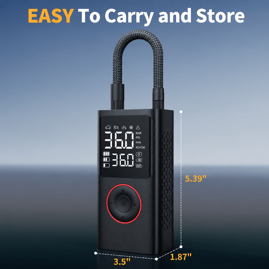Portable Cordless Tire Inflator view 2