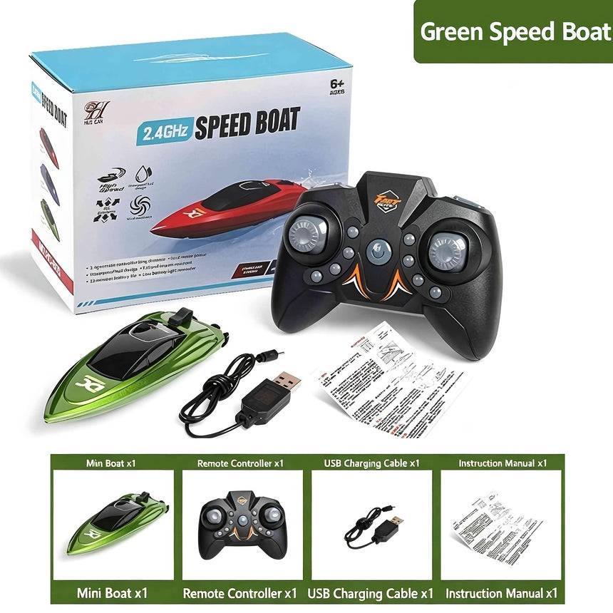 Mini RC Racing Boat view 1
